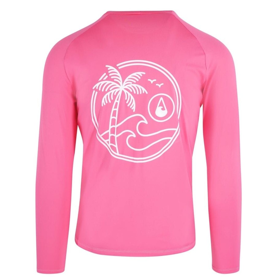 Clothing & Co. WAVE HAWAII | Uv Shirt Longsleeve Pink