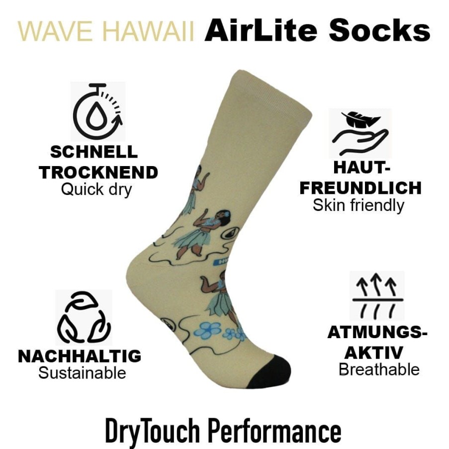 Unser Sortiment WAVE HAWAII | Airlite Drytouch Socks D1