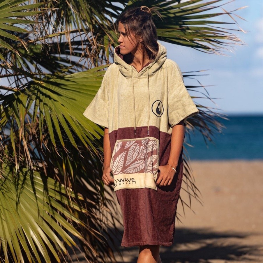 Ponchos WAVE HAWAII | Poncho Leevs, Baumwolle Velours