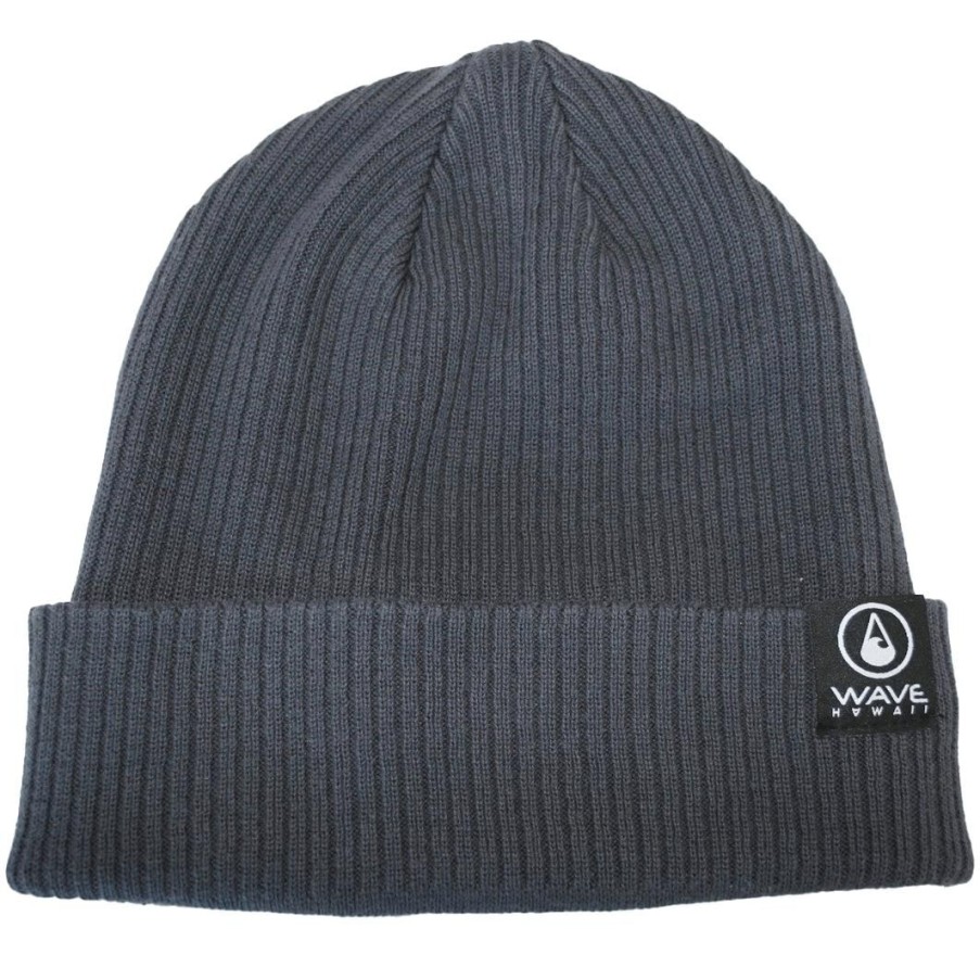 Unser Sortiment WAVE HAWAII | Wave Hawaii Beanie Bio Cotton Grey Graphite