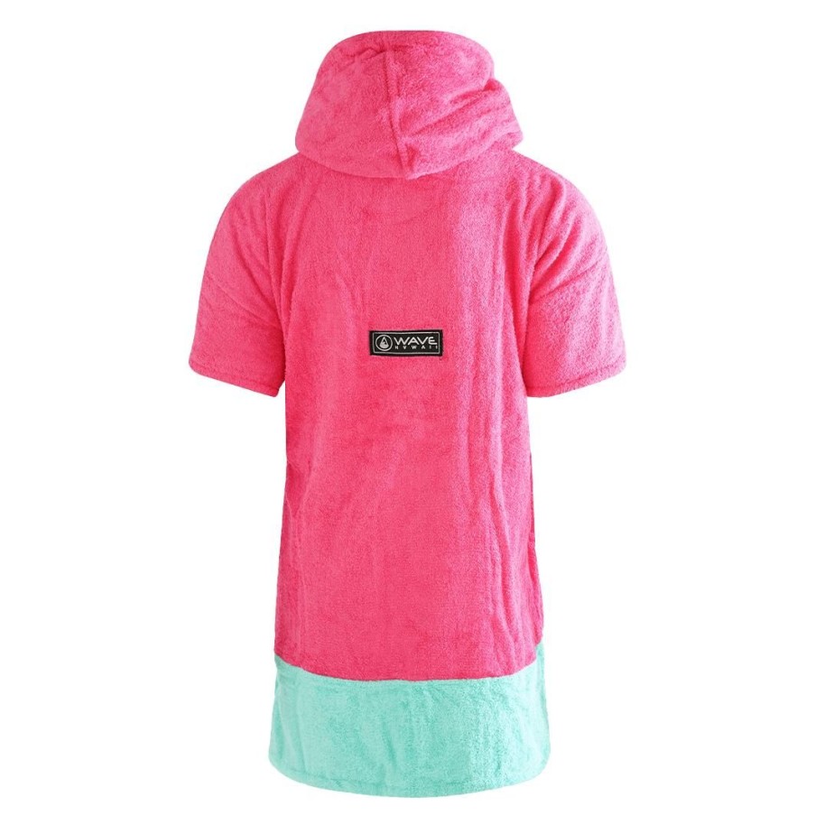 Unser Sortiment WAVE HAWAII | Bambus-Poncho Pink Wave