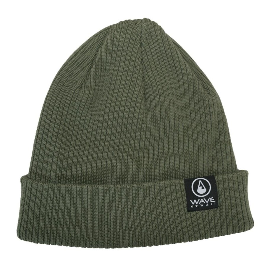 Unser Sortiment WAVE HAWAII | Wave Hawaii Beanie Bio Cotton Green Olive