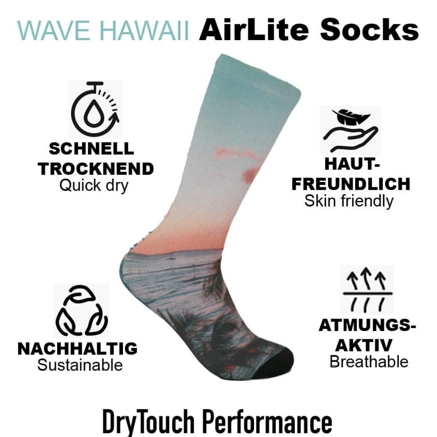 Unser Sortiment WAVE HAWAII | Airlite Drytouch Socks D4