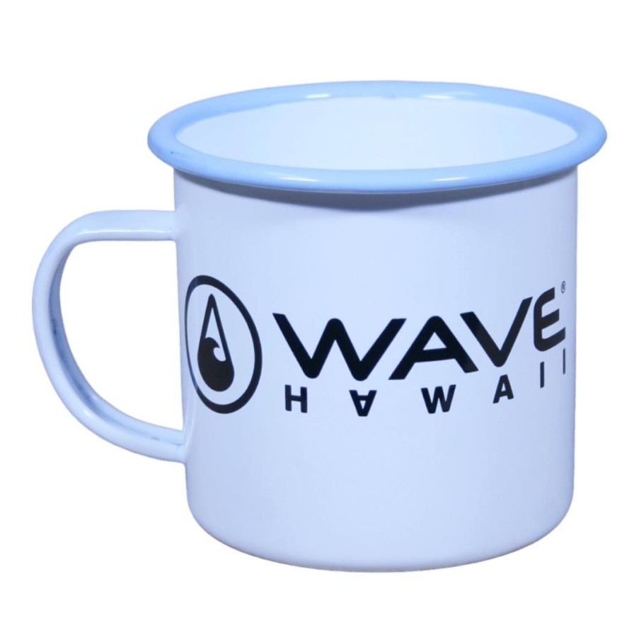 Zubehor WAVE HAWAII | Emaille-Tasse Blue-Black, 350 Ml