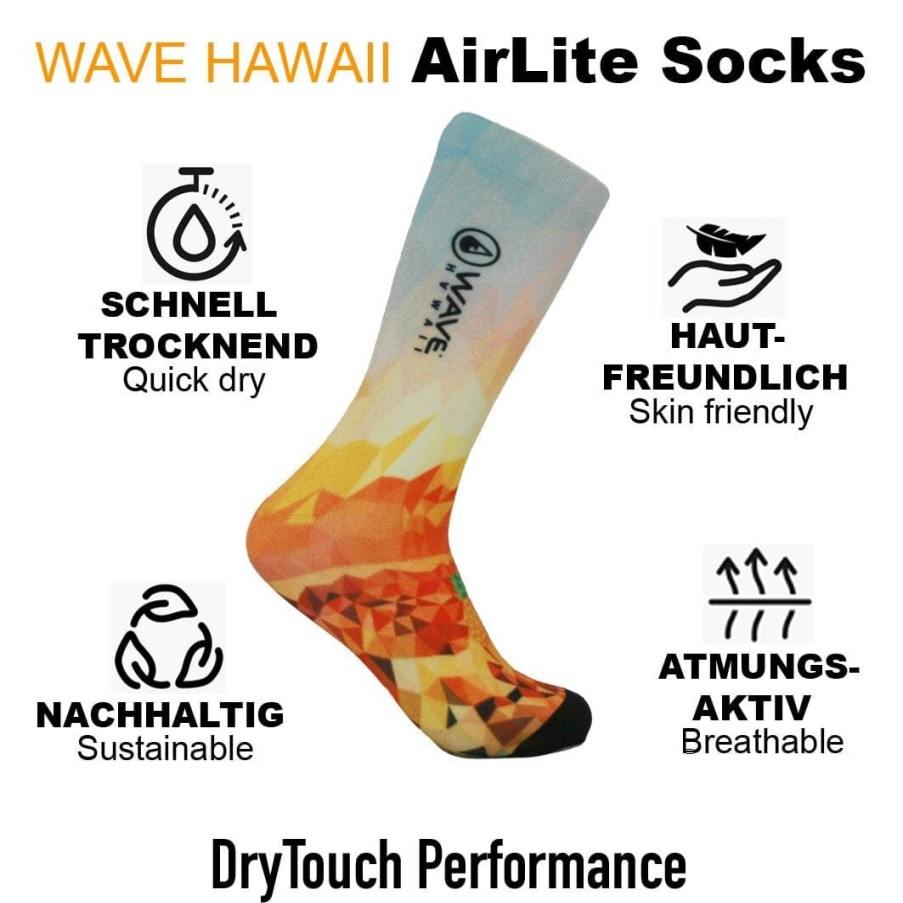 Unser Sortiment WAVE HAWAII | Airlite Drytouch Socks D0