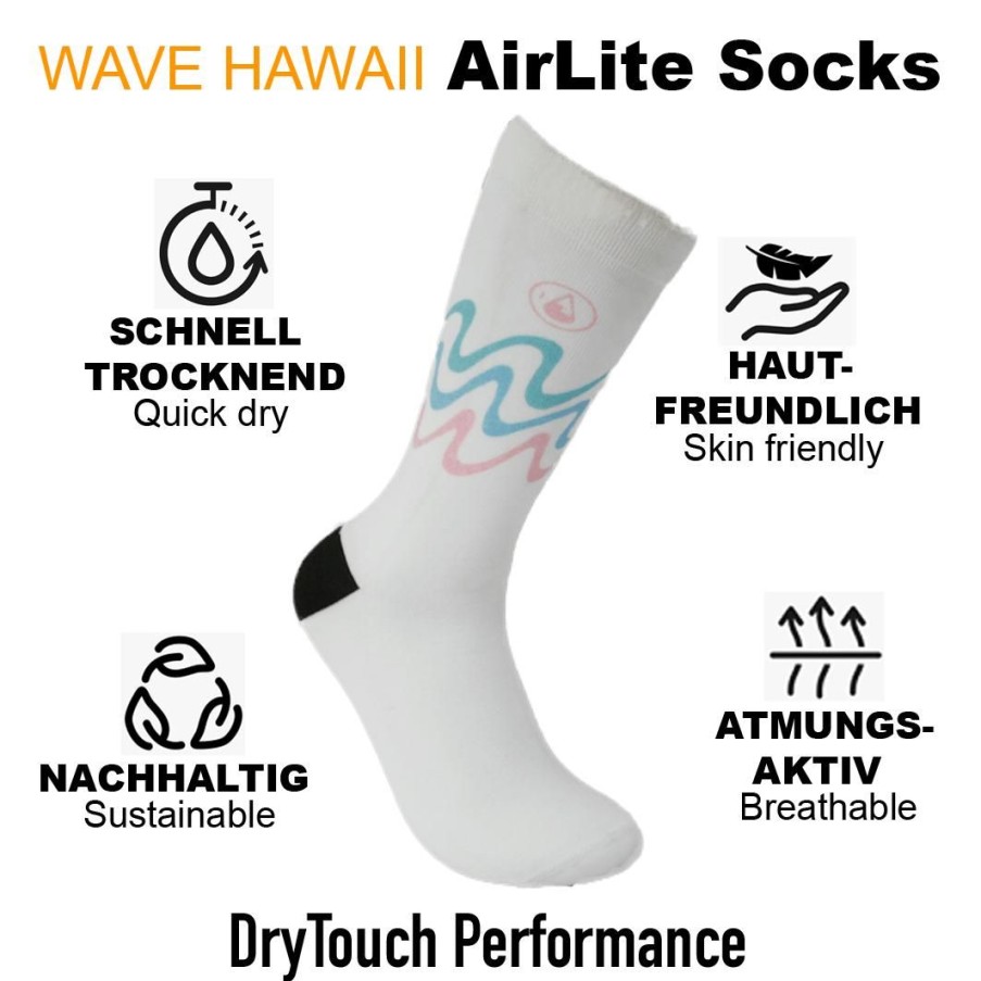 Unser Sortiment WAVE HAWAII | Airlite Drytouch Socks D7