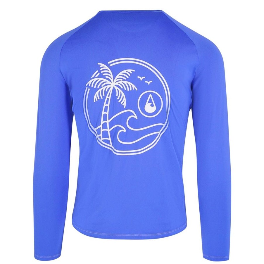 Clothing & Co. WAVE HAWAII | Uv Shirt Longsleeve Blue