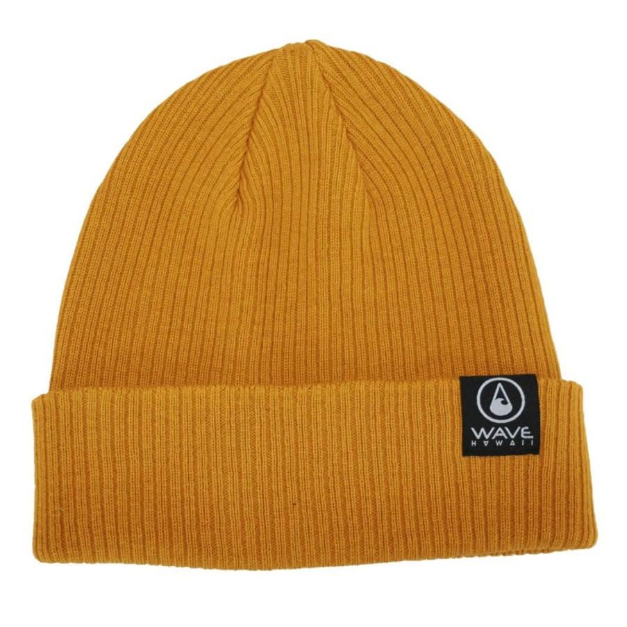 Unser Sortiment WAVE HAWAII | Wave Hawaii Beanie Bio Cotton Mustard