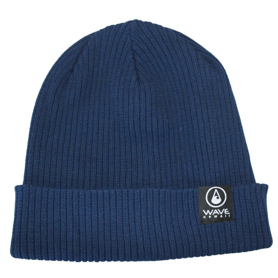 Clothing & Co. WAVE HAWAII | Wave Hawaii Beanie Bio Cotton Blue