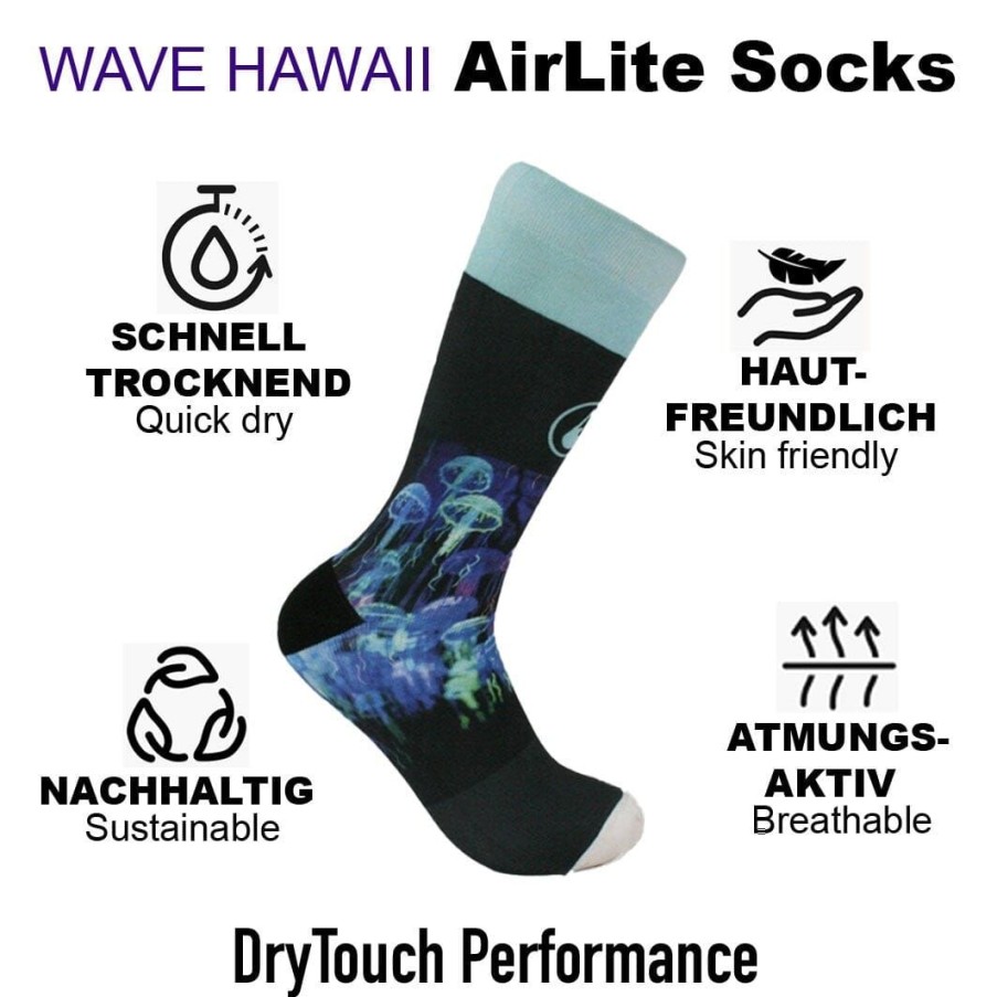 Clothing & Co. WAVE HAWAII | Airlite Drytouch Socks D10