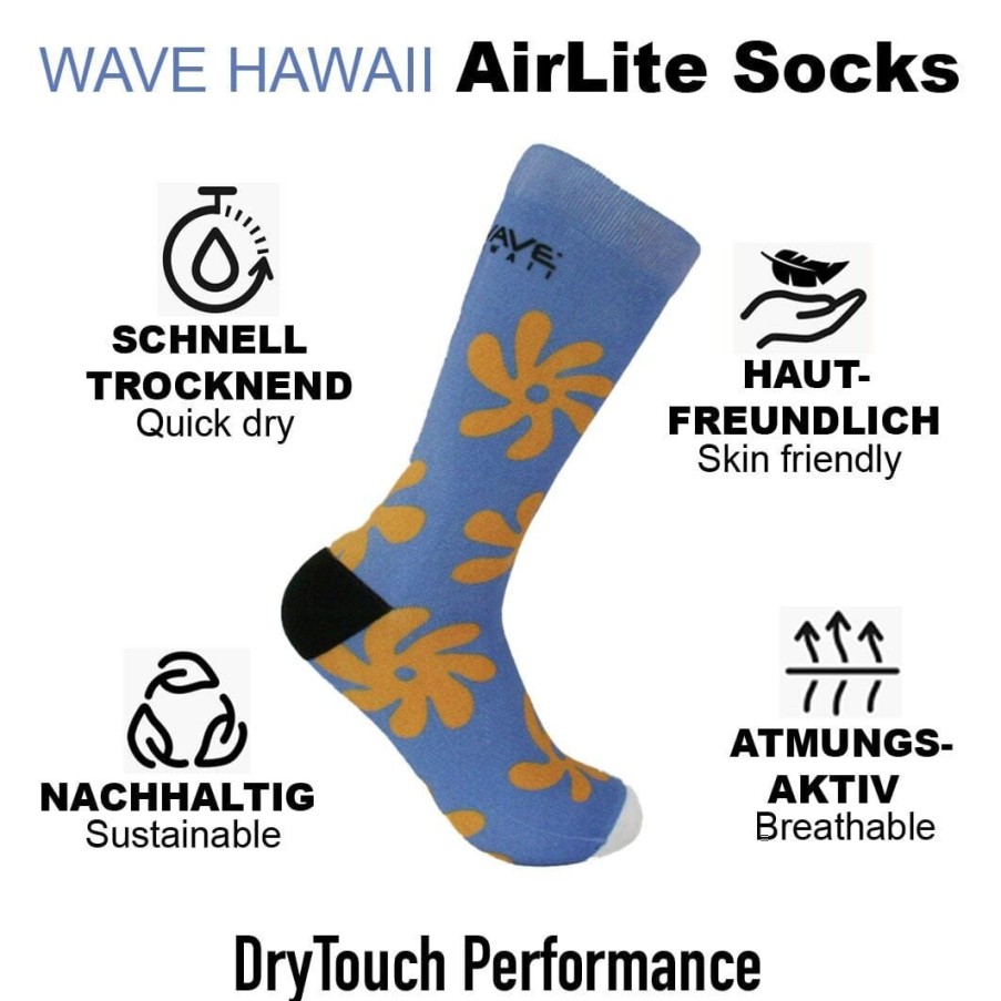 Clothing & Co. WAVE HAWAII | Airlite Drytouch Socks D8