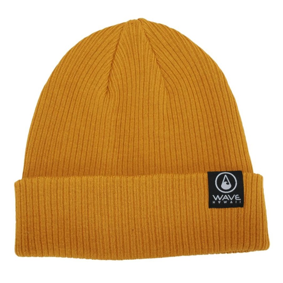 Clothing & Co. WAVE HAWAII | Wave Hawaii Beanie Bio Cotton Mustard